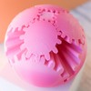 3D Printed - Mechanical Gear Ball Figurine Decor Plastic Smooth:_Red