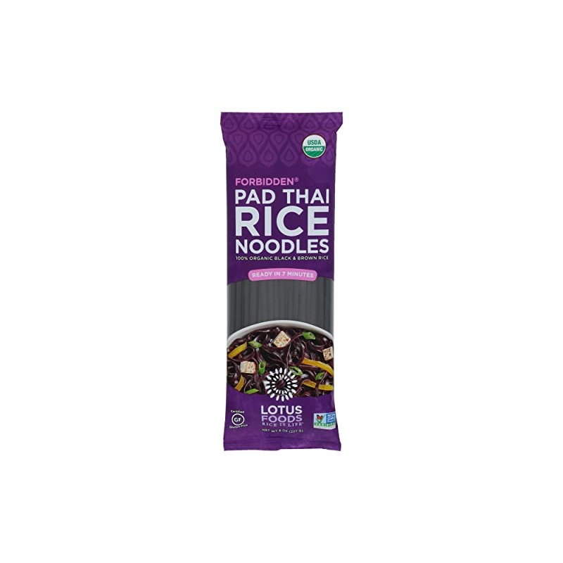 Lotus Foods Organic Forbidden Pad Thai Noodles, Non GMO, 8