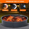 32 inch Inner Fire Pit Ring, Outdoor 2.5MM Steel Firepit