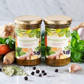 Super tastefully spices and refines natural vegetable concentrate many dishes