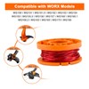 Worx Strimmer Spool Lawn Mower with 4 Pcs Spool Lawn