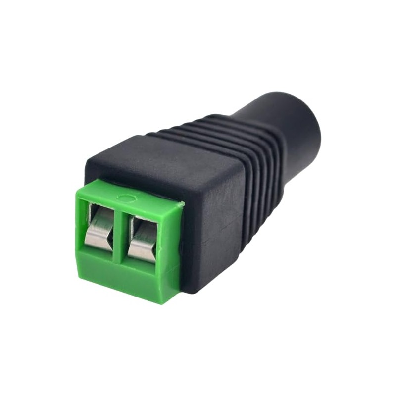 Triplett DC Female Plug to 2 Screw Down Terminal Block