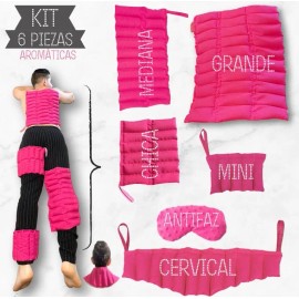Kit 6 Compresas Semillas Con Esencias