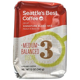 Seattle's Best Decaf Ground Coffee, Portside Blend, 12 oz. (Pack of 2)