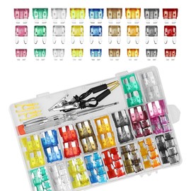 MLY 306 PCS Car Fuse Assortment Kit, Standard & Mini & Low Profile Mini-2A 5A 7.5A 10A 15A 20A 25A 30A 35A, Mixed Vehicle Blade Fuses with Fuse Puller and Circuit Tester for RV Truck Camper Boat
