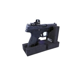 Alpha Precision GunRack High-Quality & Modular Storage Solution for Your Handguns (Pack of 3 for Three Handguns)