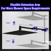All Metal Rain Shower Head with Handheld Combo, YDmeet 10