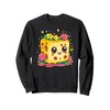 Cheese Block With Flowers Sweatshirt