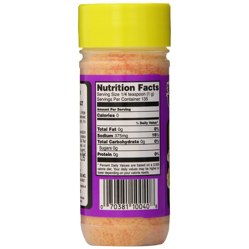 Johnny's Popcorn Salt, 4.75 Oz, (Pack of 6)