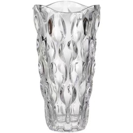 CEMABT 9.5inch 3.4 lb Glass Vases for Flowers Unbreakable Thickened Morden vase for Tables Centerpieces,Colorful,Vintage and Clear Rose Large Flower vases for Bouquet Unique Gifts（Clear）