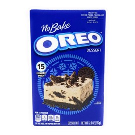 Jell-O Oreo No Bake Dessert, Pack of 2 12.6oz (357g)