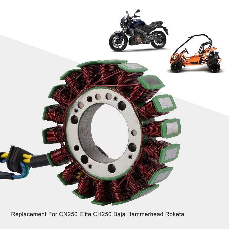 GOOFIT 18 Poles Magneto Stator Coil Replacement for Linhai 260cc