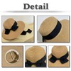 White Fang CZA129 Women's Straw Hat, Large Brim, UV Protection,