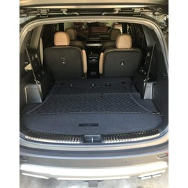 EACCESSORIES EA Rear Trunk Organizer Cargo Net for KIA Telluride 2020-2023 – Floor Cargo Net for SUV - Premium Mesh Car Trunk Organizer Vehicle Carrier Storage - Compatible with KIA Telluride