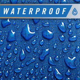 AquaQuest Storm Laptop Sleeve - 100% Waterproof, Lightweight, Durable, Padded Case - Protective Computer Pouch Cover Bag - 17 Inch - Red