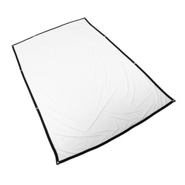 Tofficu Double Sided Portable Projector Screen Non Crease Soft for Indoor Outdoor Use for Camping Home Theater Exhibitions and Meetings High Definition Viewing Experience