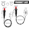 4 Sets Piezo Spark Igniter with 2 Replacement Switch, BBQ