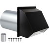 6 Inch Wall Vent Exhaust Vent Dryer Vent Cover Outside,