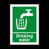 Drinking Water Sign - (A7) 75x100mm - Plastic Sign (HS5)