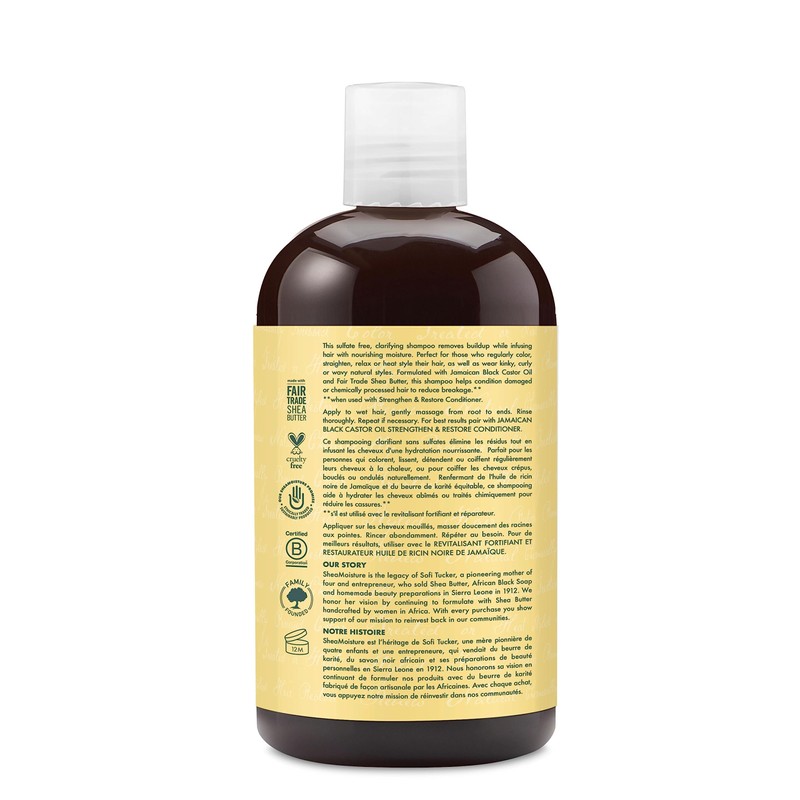 SheaMoisture Jamaican Black Castor Oil Strenghten & Restore Hair Shampoo