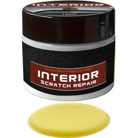 Remopador De Scratch Interior Del Interior - 100 G, De ccera De Reparación De Rasguños Con Esponja Restaurador Del Tablero Para El Interiorr D-el Automóvil Kit De Reparación De Rasguños De Tablero
