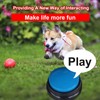 Dog Buttons Training Voice Recorder Squeeze Box Interactive Dog Communication