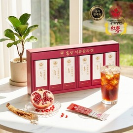 강개상인 홍삼 석류콜라겐(10ml x 36포) 6년근 홍삼추출액 히알루론산 Kanggaesang Red Ginseng Pomegranate Collagen (10ml x 36 packs) 6-Year-Old Red Ginseng Extract Hyaluronic Acid
