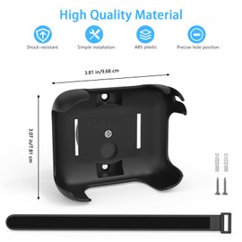 HOLACA Custodia con cinturino per altoparlante Bluetooth JBL GO 4, custodia protettiva magnetica con guscio rigido in ABS, cinturino integrato e forte magnete per palestra, bici, supporto auto