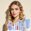 Set De 8 Psc Mascara Polvo Lápiz Labial Eyeliner Concealer