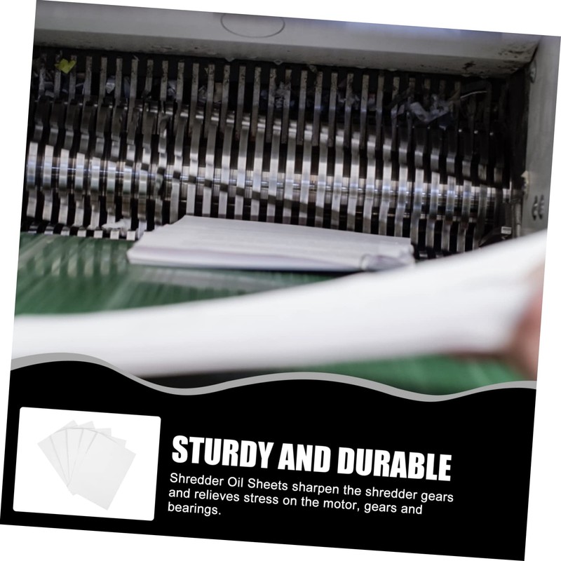 OFFSCH Shredder Oil Sheets 5pcs Lubricating Supplies for Office Home