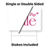 Valentines Day Sale Yard Sign 24 Inch x 36 Inch