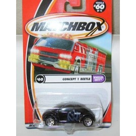 Matchbox Wheeled Envy Volkswagen Concept 1 Beetle Black #60 Of 75