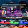 8Pods Segmented Alloy RGB LED Rock Lights for Jeeps Trucks