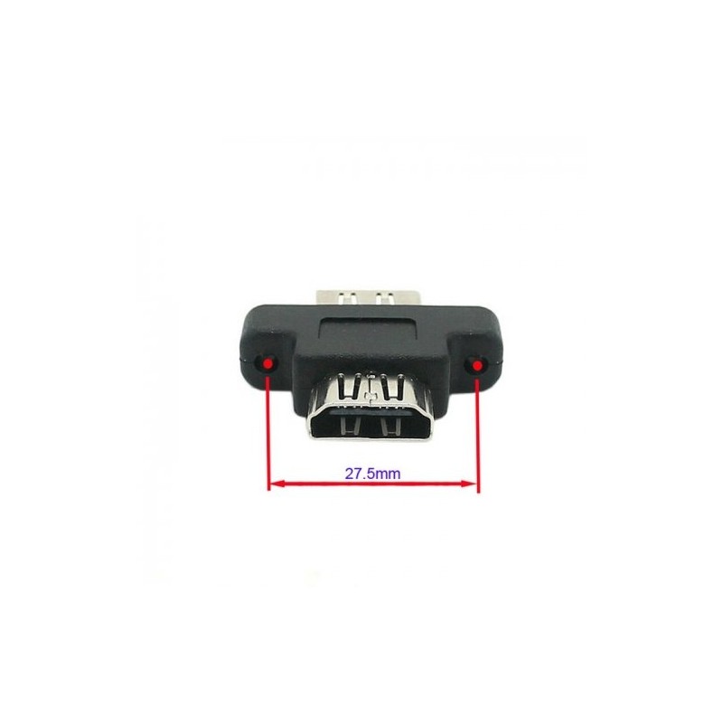 JsER HDMI Female to HDMI 1.4 Female Extension Extender Coupler