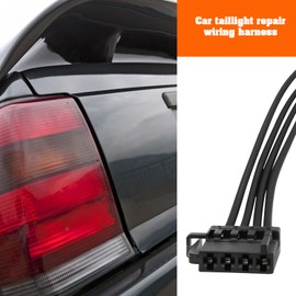 ECSiNG 4 Pins Rear Light Harness Connector Plug with Pre-Wired 20cm 4733242 Compatible with Saab 93 9-3 Compatible with Vauxhall Compatible with Vectra C Compatible with Meriva B