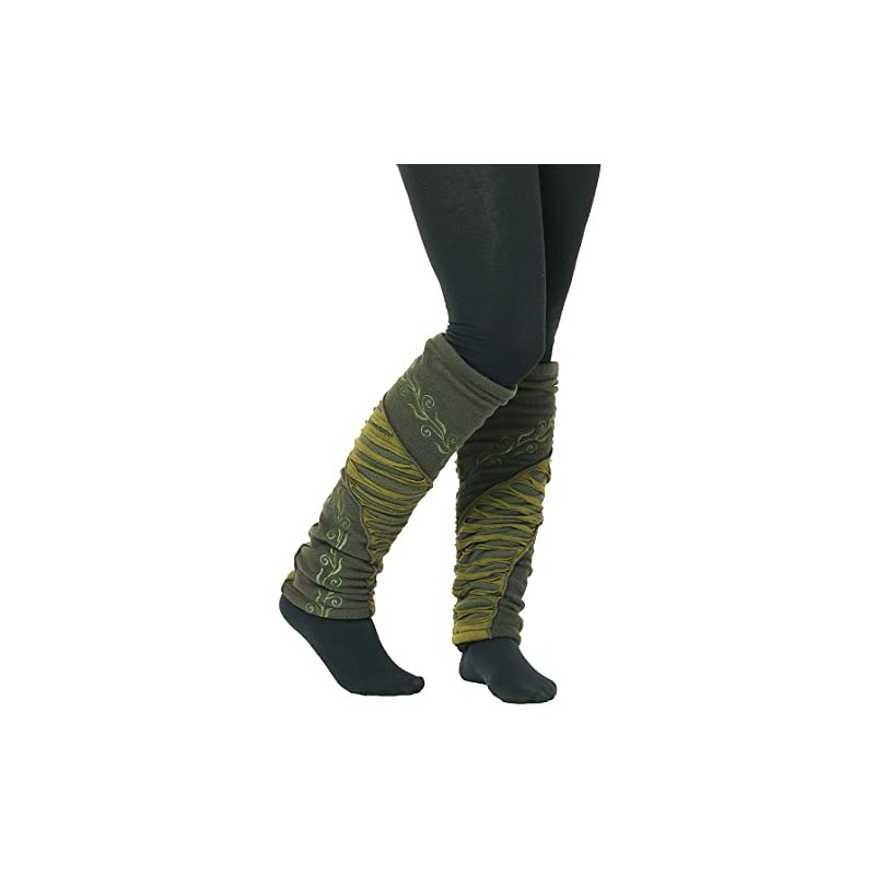 PUREWONDER Women's Leg Warmers Leg Warmers Model No. 26, Green