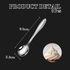 Pack of 8 Tiny Stainless Steel Spoons for Spice Jars,