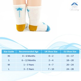Fassory 3 Pairs Thick Warm Grip Socks Gift Set for 0-5 Years Infant Baby Toddler Kids Cute Anti-Slip Winter Cozy Cotton Socks for Children Boys (as8, age, 6_months, 12_months, Boy)