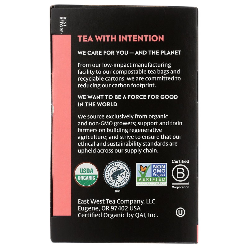 CHOICE ORGANIC TEAS Organic Picinic Peach Black Tea, 16 CT