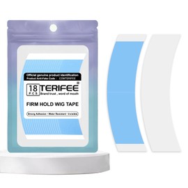 TERIFEE Lace Wig Tape Double Sided Wig Tape for Lace Wigs 18PCS Strong Adhesion, Waterproof, Ultra Invisible Hold Lace Tape for Front Lace Wigs Toupee Hairpiece
