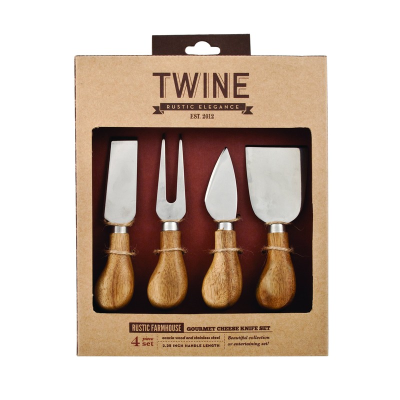 Rustic Farmhouse Gourmet Cheese Knives and Serving Tools by Twine