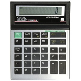 Celica CA-612V Calculadora de Escritorio de 12 Dígitos con Funciones de revisión y corrección de hasta 120 Pasos
