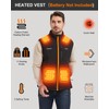 Heated Vest For Men Women, Mens Double Switch Heated Vest