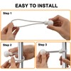 Universal Bungee Tie Downs, MARRTEUM Ball Bungee Cords Multipurpose Elastic