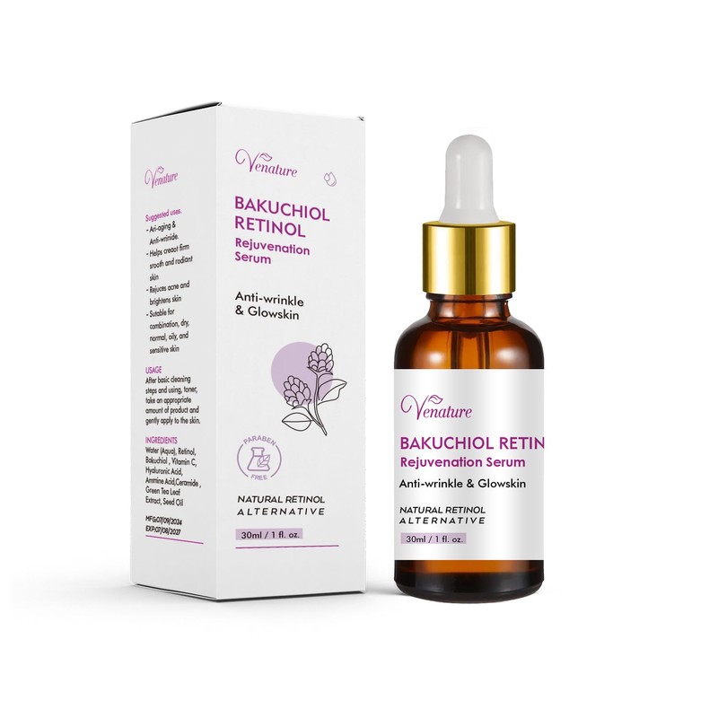 Suero Rejuvenecedor con Retinol Bakuchiol