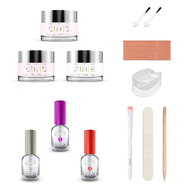 SNS Nail Dip Powder & Dip Essentials Nail Color Kit,