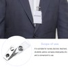 Enenes Pin Style Combi Clip Horizontal Name Badge Holders,ID Card