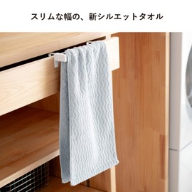 Trampalan Slim Face Towels, Imabari, Set of 3, Hot Towels, 8.7 x 32.3 inches (22 x 82 cm), Slim Towel, Made in Japan, 100% Cotton, Imabari Towel Certified, Can Be Perfectly Hanged on Towel Hangers