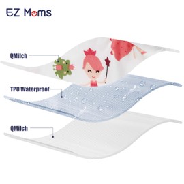 EZ Moms 2 Packs Baby Swim Diaper Reusable Soft And Silky Swimming Diaper Washable Toddler Swim Diaper Girls 1T Infant Swim Diaper Baby Swim Trunks Baby Swimming Diaper Infant Swim Diaper Water Diapers