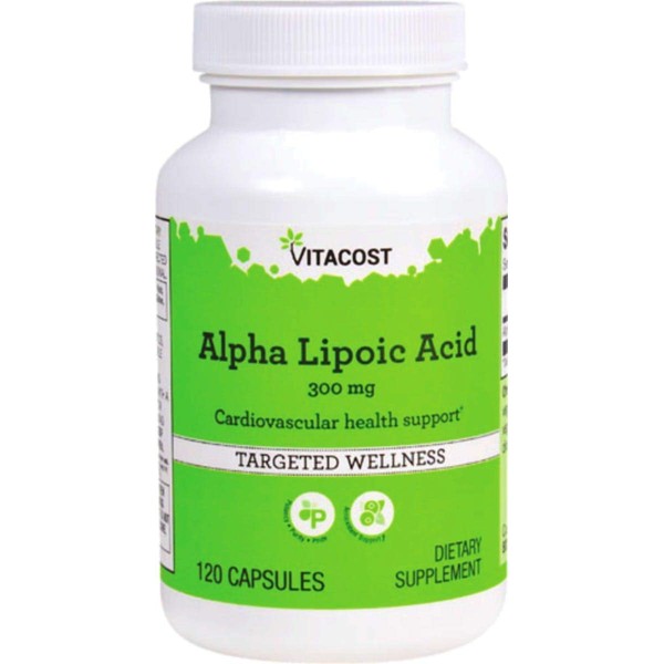 Vitacost Alpha Lipoic Acid - 300 mg - 120 Capsules